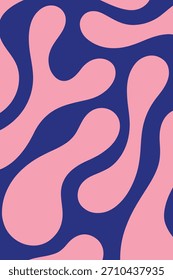 abstract liquid pink blue background