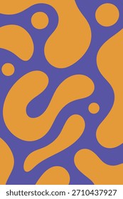 Fondo de naranja púrpura líquido abstracto