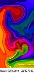 abstract liquid rainbow background 3d wallpaper