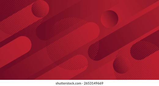 Abstrato forma líquida preto e vermelho modelo banner com gradiente cor ponto tecnologia fundo Design com design vetorial