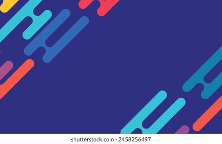 Abstract liquid shape Colorful geometric template banner with gradient color dot technology background Design with vector design