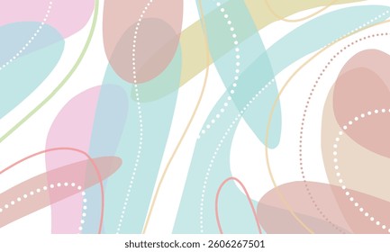 Abstract liquid shape colorful joy background