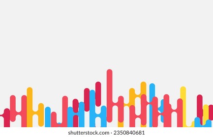 Resumen de forma líquida colorido banner de plantilla con fondo de tecnología punto de color degradado Diseño con diseño vectorial