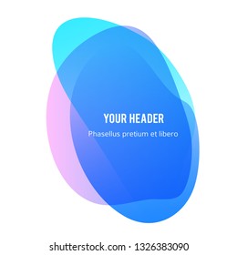 Abstract liquid shape. Fluid blur shapes designbeffect soft transition. Isolated gradient waves with geometric lines, dots. Vector illustration eps10 texture for banners, logo, flyer, presentation 