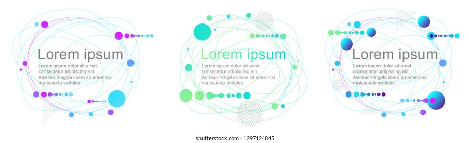 Abstract liquid shape. Fluid design. Template ready for use in web or print design.