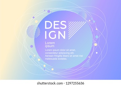 Abstract liquid shape. Fluid design. Template ready for use in web or print design.