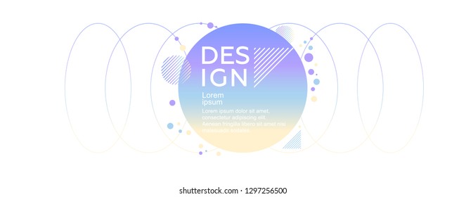 Abstract liquid shape. Fluid design. Template ready for use in web or print design.