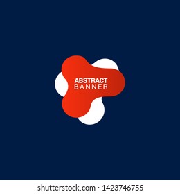 Abstract liquid shape. Fluid design. Modern vector illustration.EPS10.
