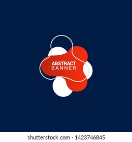 Abstract liquid shape. Fluid design. Modern vector illustration.EPS10.