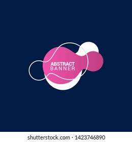 Abstract liquid shape. Fluid design. Modern vector illustration.EPS10.