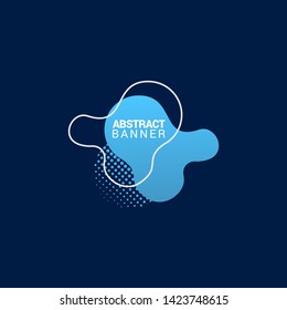 Abstract liquid shape. Fluid design. Modern vector illustration.EPS10.