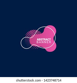 Abstract liquid shape. Fluid design. Modern vector illustration.EPS10.