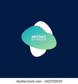 Abstract liquid shape. Fluid design. Modern vector illustration.EPS10.