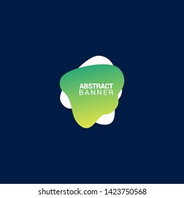 Abstract liquid shape. Fluid design. Modern vector illustration.EPS10.