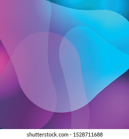 Abstract liquid shape. Fluid design. Design template vector