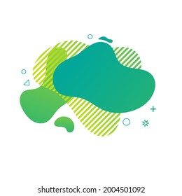 Abstract liquid shape Fluid design Vector illustration