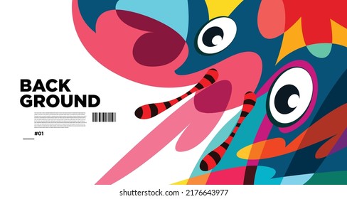 Abstract liquid shape. Fluid geometric design. Isolated gradient waves with geometric lines, dots, batik Indonesia pattern. Vector illustration.