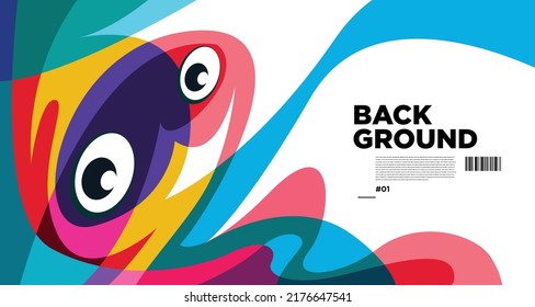 Abstract liquid shape. Fluid geometric design. Isolated gradient waves with geometric lines, dots, batik Indonesia pattern. Vector illustration.