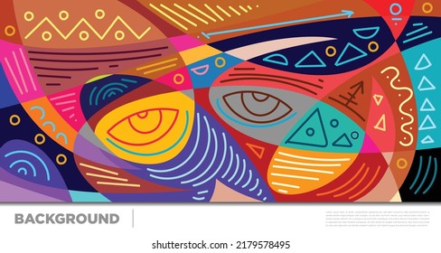 Forma líquida abstracta. Diseño geométrico fluido. Olas de gradiente aisladas con líneas geométricas, puntos, patrón batik Indonesia. Ilustración vectorial.
