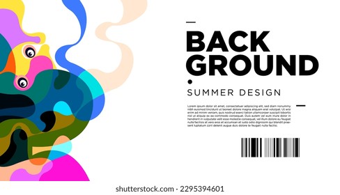 Abstract liquid shape. Fluid geometric design. Isolated gradient waves with geometric lines  dots  batik Indonesia pattern. Vector illustration.