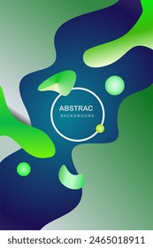 abstract liquid shape graphic elements. Colorful gradient fluid design. Template for presentation, logo, banner. Vector illustration.