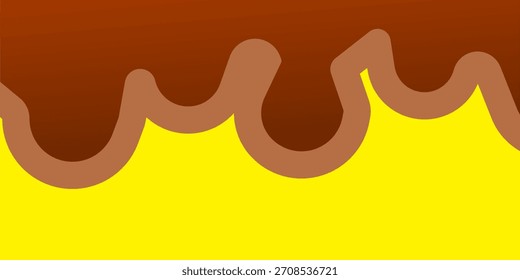 abstract liquid shape with smooth curves and dripping edges, resembling melted paint or soft ink. This colourful flowing element works as a modern graphic frame or artistic blob for design use
