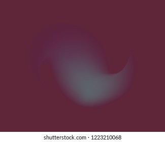 Abstract liquid shape vector design. Fluid unusual form illustration. Dynamic gradient shape fantasy element for covers, wallpapers, prints, presentation