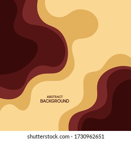 Abstract liquid shapes background. Smooth geometric shapes composition. Applicable for covers, placards, posters, brochures, flyers, banner designs. Color layered vector illustration.