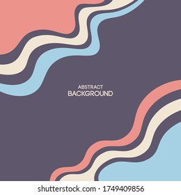 Abstract liquid shapes background. Smooth geometric shapes composition. Applicable for covers, placards, posters, brochures, flyers, banner designs. Color vector illustration.