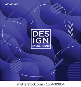 Abstract liquid shapes banners - vector