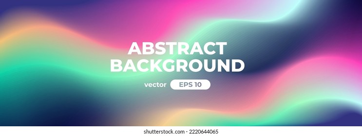 Abstract liquid shapes. Geometric background. Dynamic fluid composition. Simple modern design. Banner, flyer, cover. Bright vivid neon colors. 3d vector eps10 illustration.