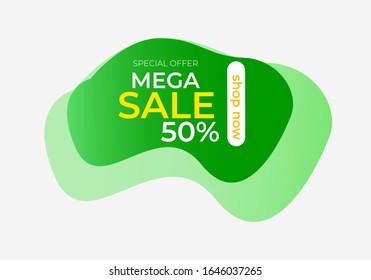 abstract liquid shapes sales background for advertising.vector eps 10
