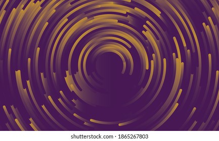 Abstract liquid spiral paint background. Vector illustration