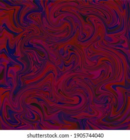 Resumen de fondo de pintura en espiral líquida. Ilustración del vector