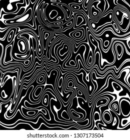 Abstract liquid style trendy monochrome background vector texture.