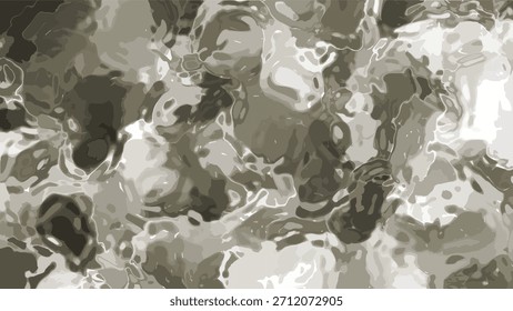 Abstract liquid surface with flowing shiny reflections, seamless loop, background texture, Abstracts Plastic Water B, royalty free stock.