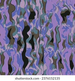 Abstract liquid swirl line pattern, decorative seamless work