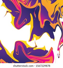 Abstract Liquid Texture Background Vector Design