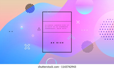 Abstract liquid trendy shapes. Minimal background. Eps10 vector illustration.