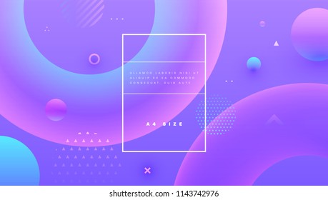 Abstract liquid trendy shapes. Minimal background. Eps10 vector illustration.