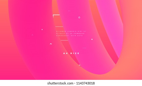 Abstract liquid trendy shapes. Minimal background. Eps10 vector illustration.