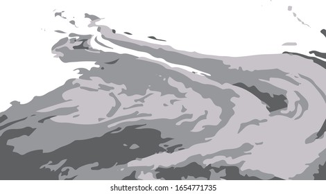 abstract liquid two colors vector background. Pastel Color Abstract Liquid Layouts for Card, Cover, Wrapping Paper, Printing. sea wave minimal background. Storm at sea or ocean, splash.