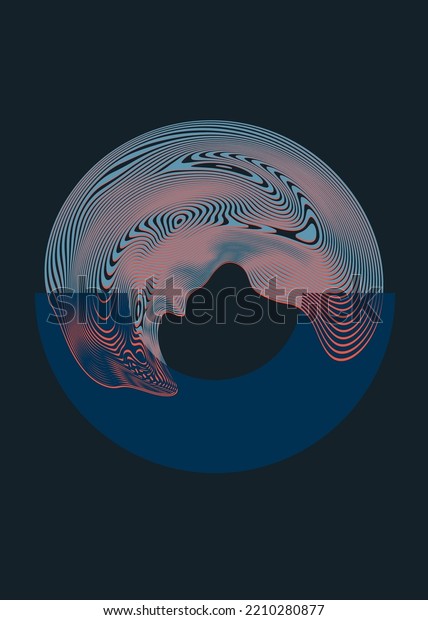 Abstract Liquid Vector Poster Background Stock Vector (Royalty Free ...