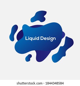 Abstract liquid vector shapes collection, modern colorful gradient backgrounds, fresh and clean design elements