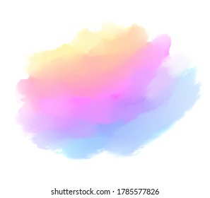 Abstract liquid vector stain, paper texture splash watercolor background. 