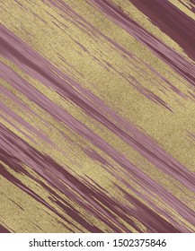 Abstract liquid watercolor texture. Red and golden glitter ink painting pattern. Trendy backgrounds for wallpaper, flyer, poster, card, invitations. 
