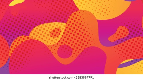 Abstract liquid wave background with colorful background. Fluid wavy shapes design