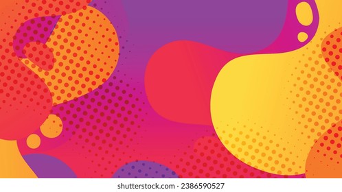 Abstract liquid wave background with colorful background. Fluid wavy shapes design