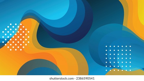 Abstract liquid wave background with colorful background. Fluid wavy shapes design