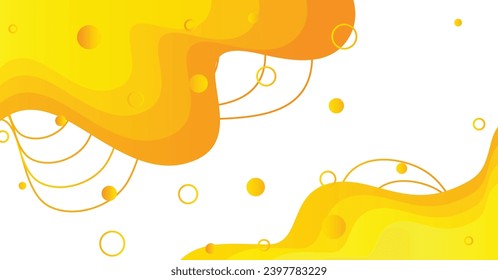 Abstract liquid wave background with colorful background. Fluid wavy shapes design